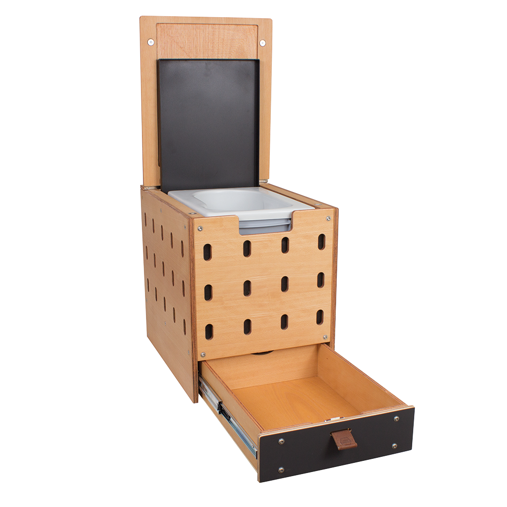 Pipina Cube Trenntoiletten-Eurobox im CC Holzkasten