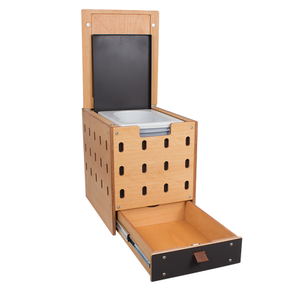 Pipina Cube Trenntoiletten-Eurobox im CC Holzkasten
